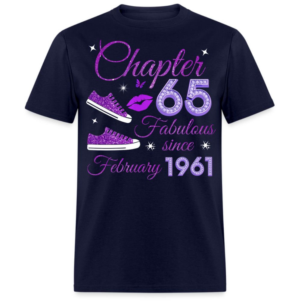 CHAPTER 65 FABULOUS SINCE FEBRUARY 1961 (SNEAKER) UNISEX SHIRT