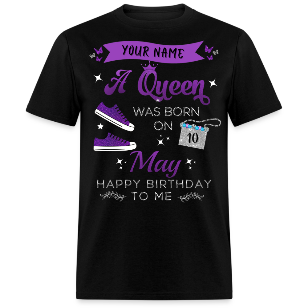 PERSONALIZABLE PURPLE MAY QUEEN SHIRT