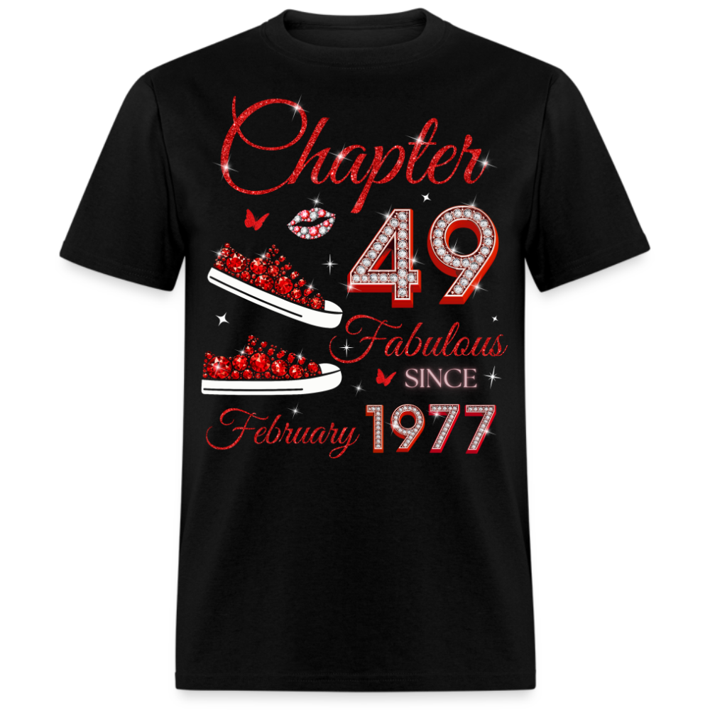 CHAPTER 49 FAB SINCE FEBRUARY 1977 (SNEAKER) UNISEX SHIRT