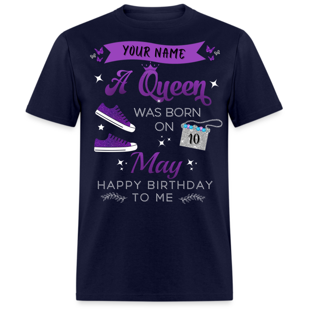 PERSONALIZABLE PURPLE MAY QUEEN SHIRT