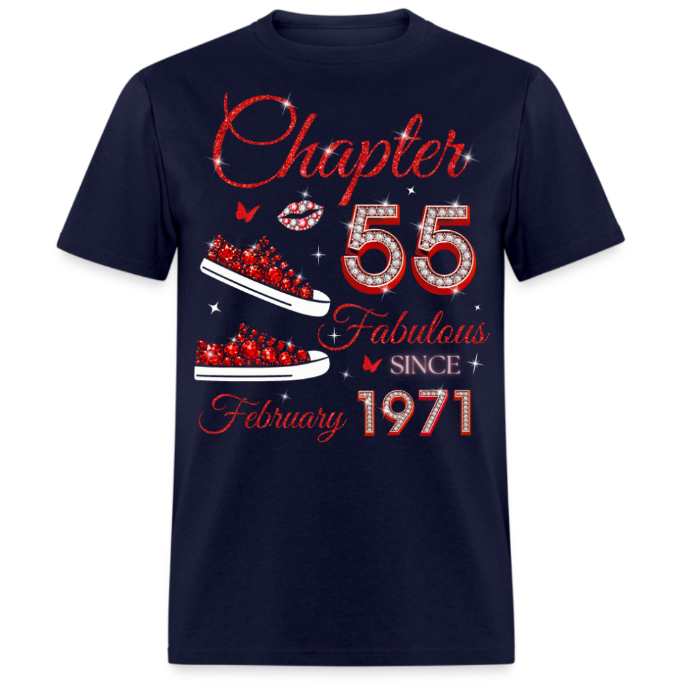CHAPTER 55 FAB SINCE FEBRUARY 1971 (SNEAKER) UNISEX SHIRT
