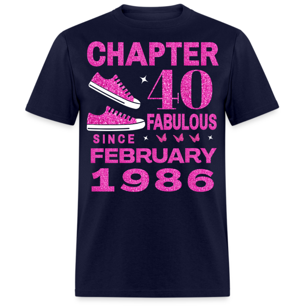 CHAPTER 40 FEBRUARY 1986 UNISEX SHIRT
