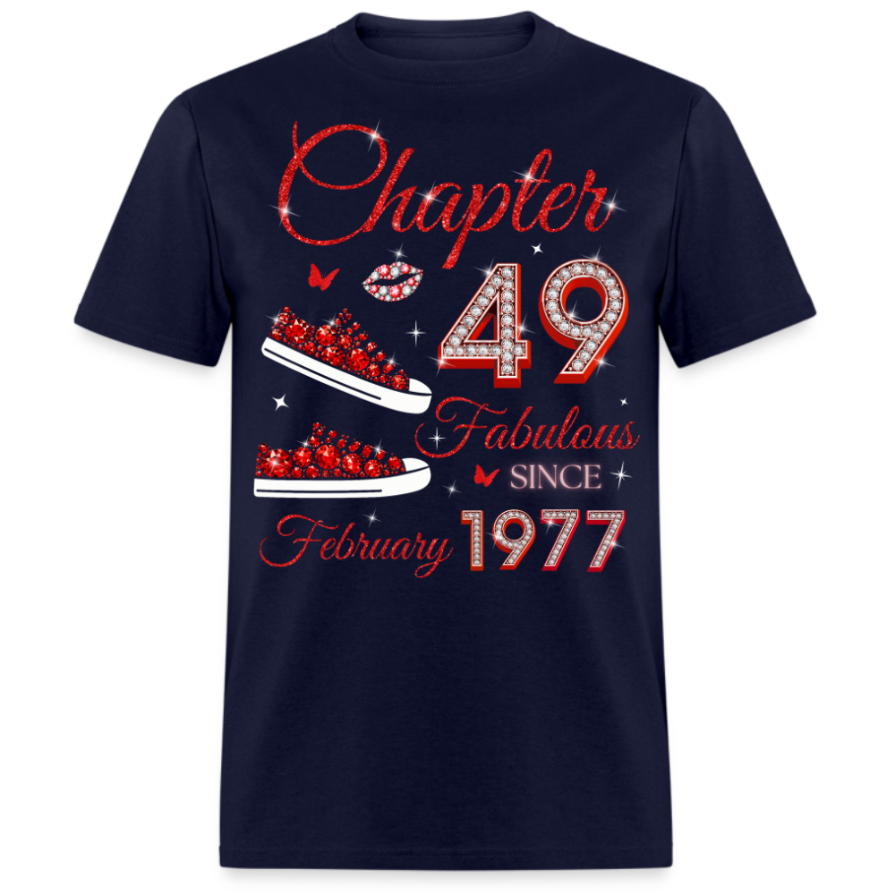 CHAPTER 49 FAB SINCE FEBRUARY 1977 (SNEAKER) UNISEX SHIRT