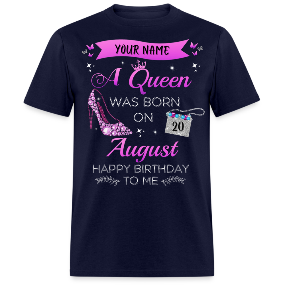 PERSONALIZABLE AUGUST BIRTHDAY UNISEX SHIRT
