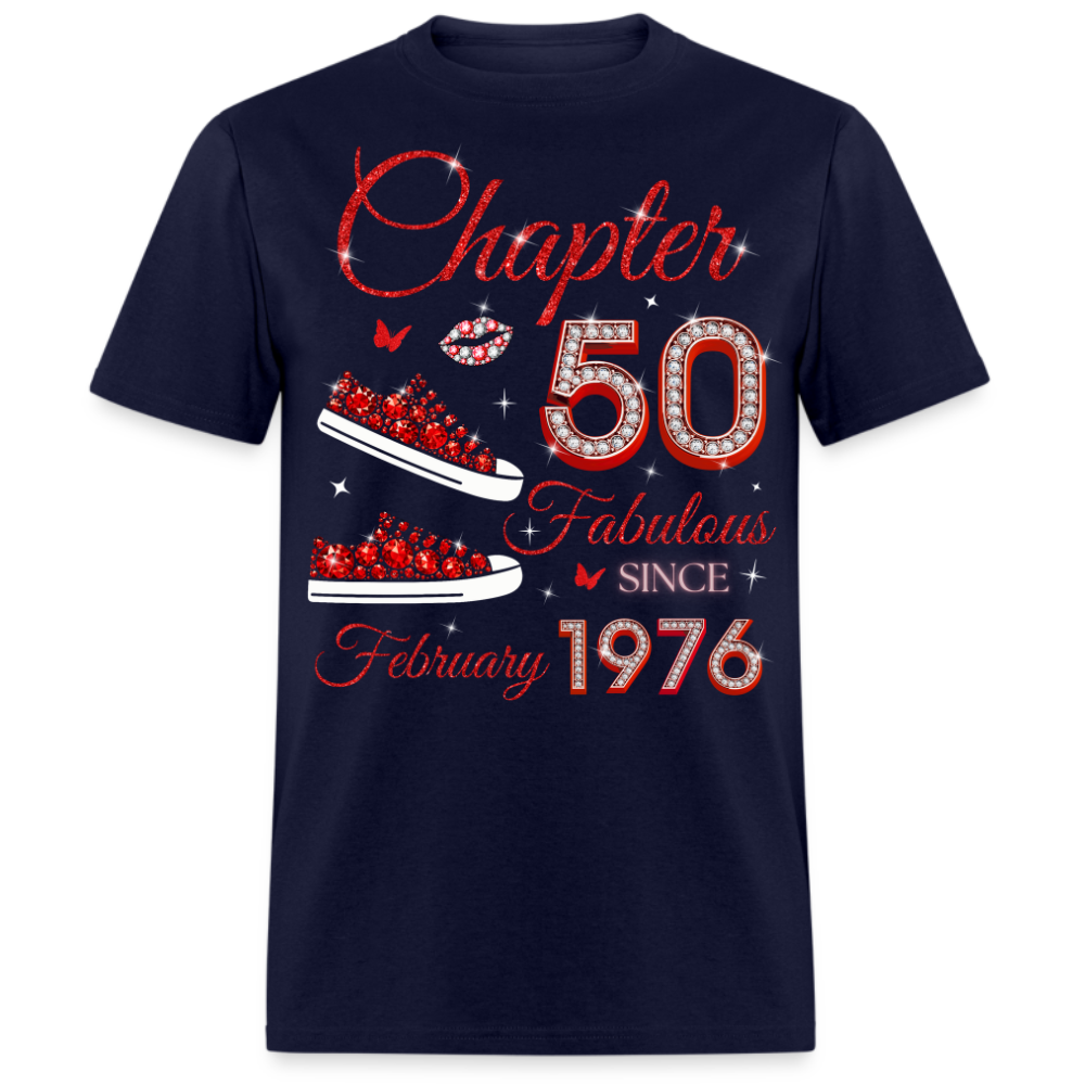 CHAPTER 50 FAB SINCE FEBRUARY 1976 (SNEAKER) UNISEX SHIRT