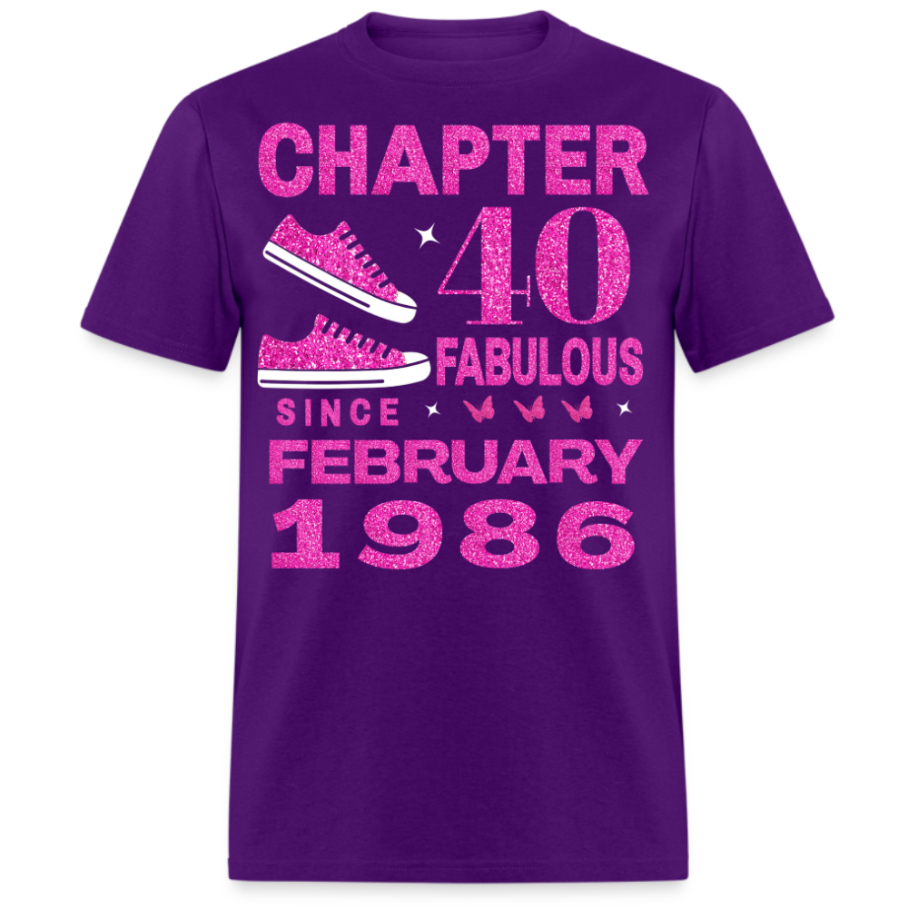 CHAPTER 40 FEBRUARY 1986 UNISEX SHIRT