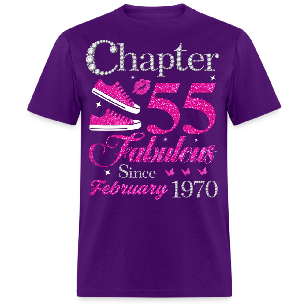 CHAPTER 55 FABULOUS SINCE FEBRUARY 1970 UNISEX SHIRT