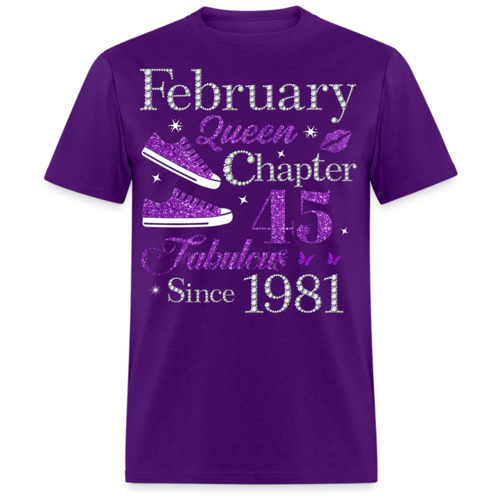 FEBRUARY QUEEN CHAPTER 45 FAB SINCE 1981 UNISEX SHIRT
