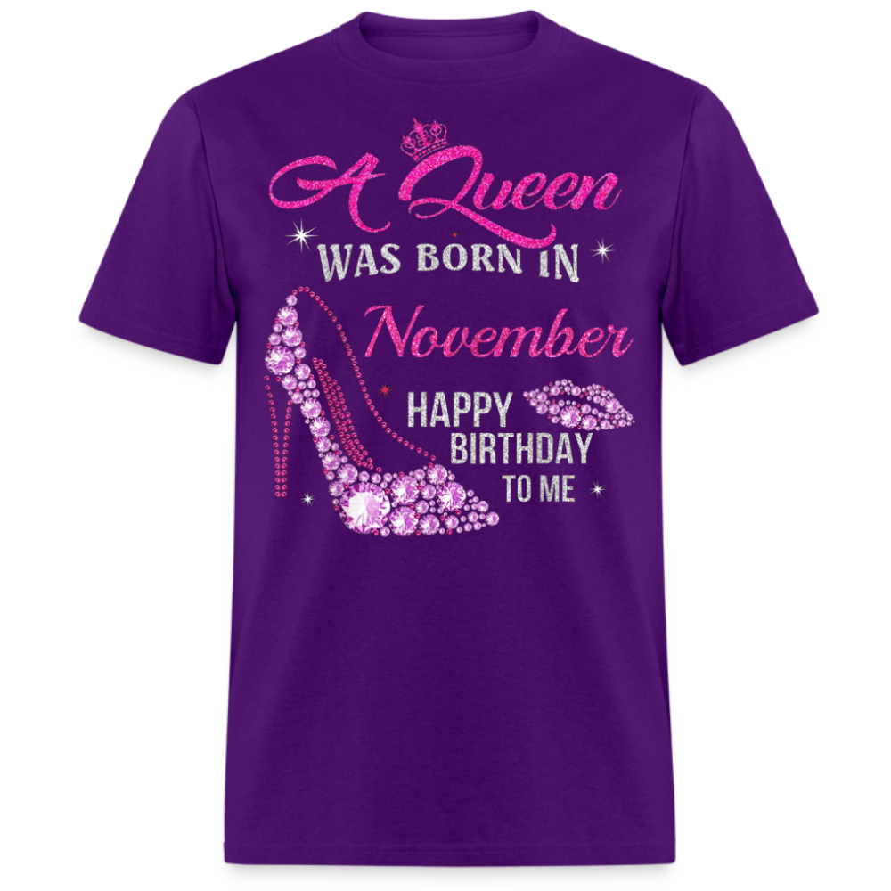 NOVEMBER QUEEN (WITHOUT DATE) UNISEX SHIRT