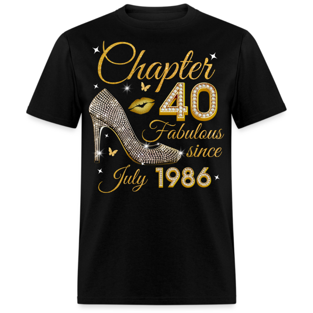 GOLDEN CHAPTER 40 FAB SINCE JULY 1986 UNISEX SHIRT