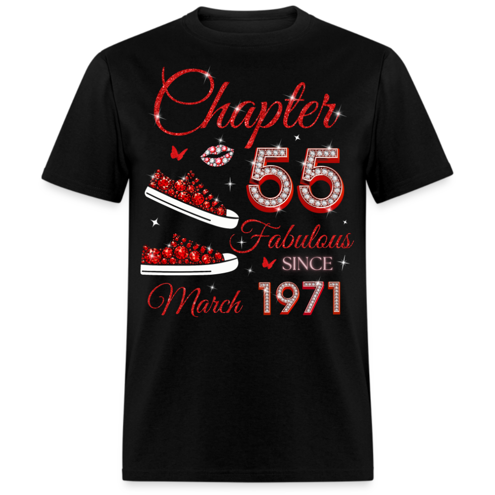 CHAPTER 55 FAB SINCE MARCH 1971 (SNEAKER) UNISEX SHIRT