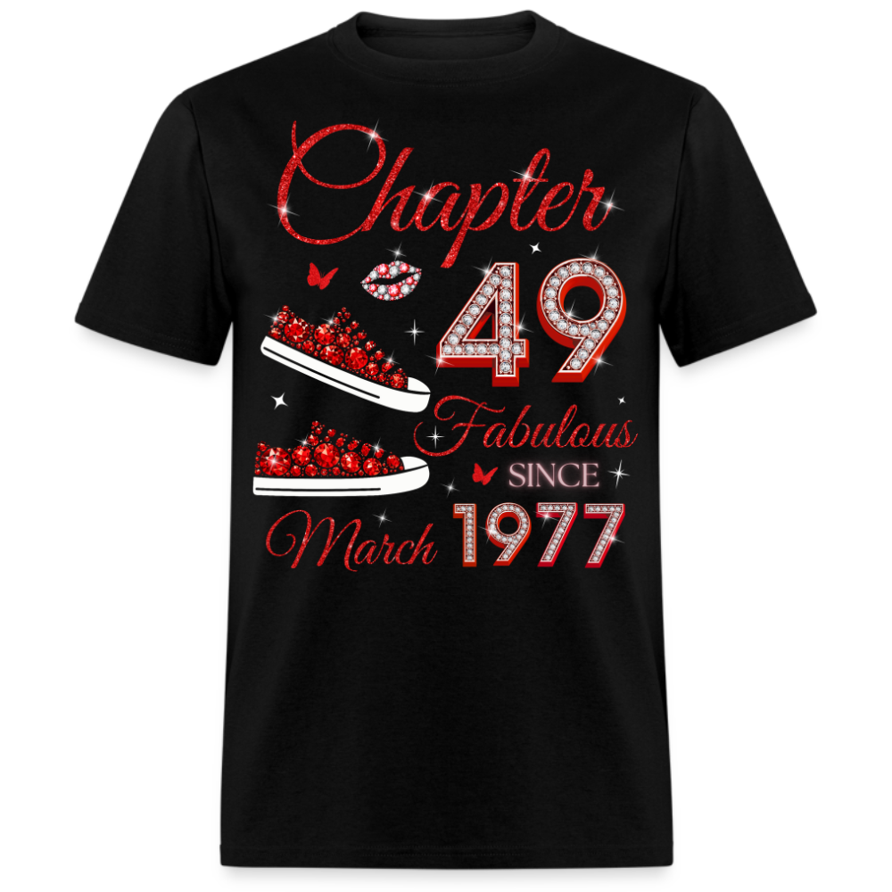 CHAPTER 49 FAB SINCE MARCH 1977 (SNEAKER) UNISEX SHIRT