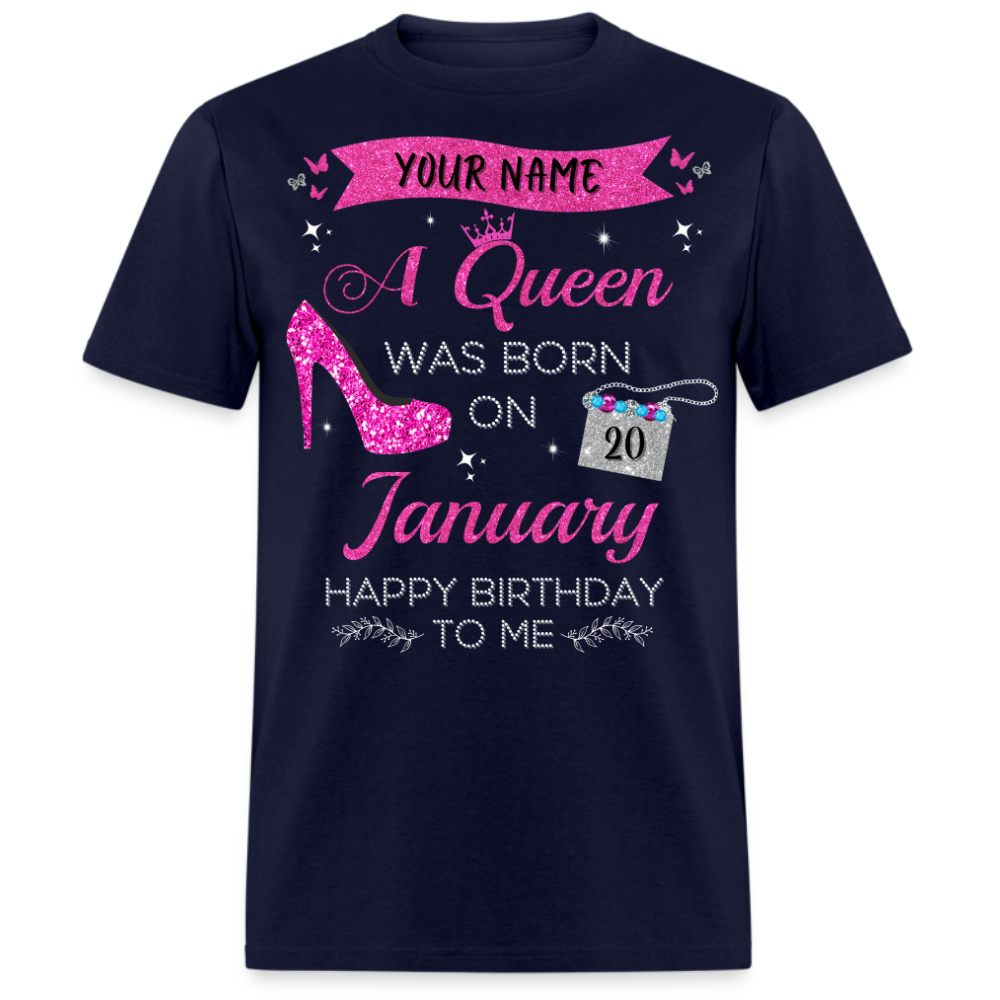 PERSONALIZABLE JANUARY QUEEN SHIRT