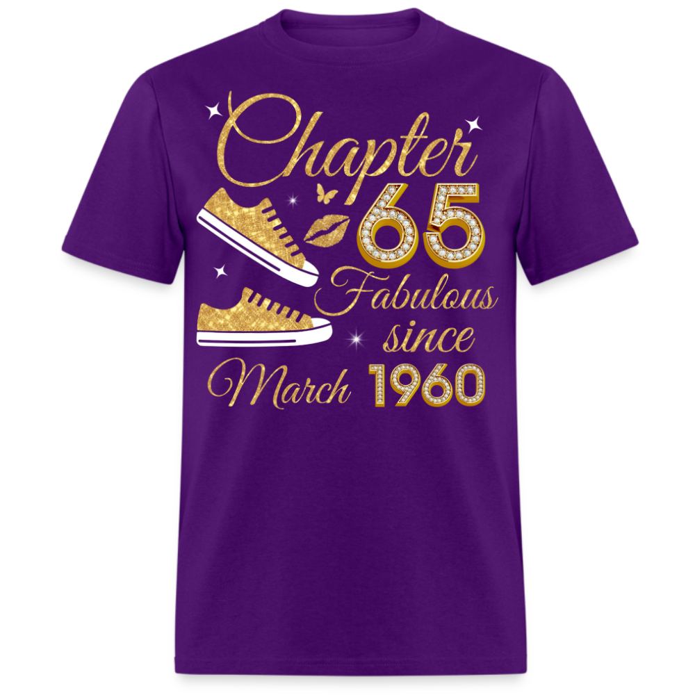 CHAPTER 65 FAB SINCE MARCH 1960 UNISEX SHIRT
