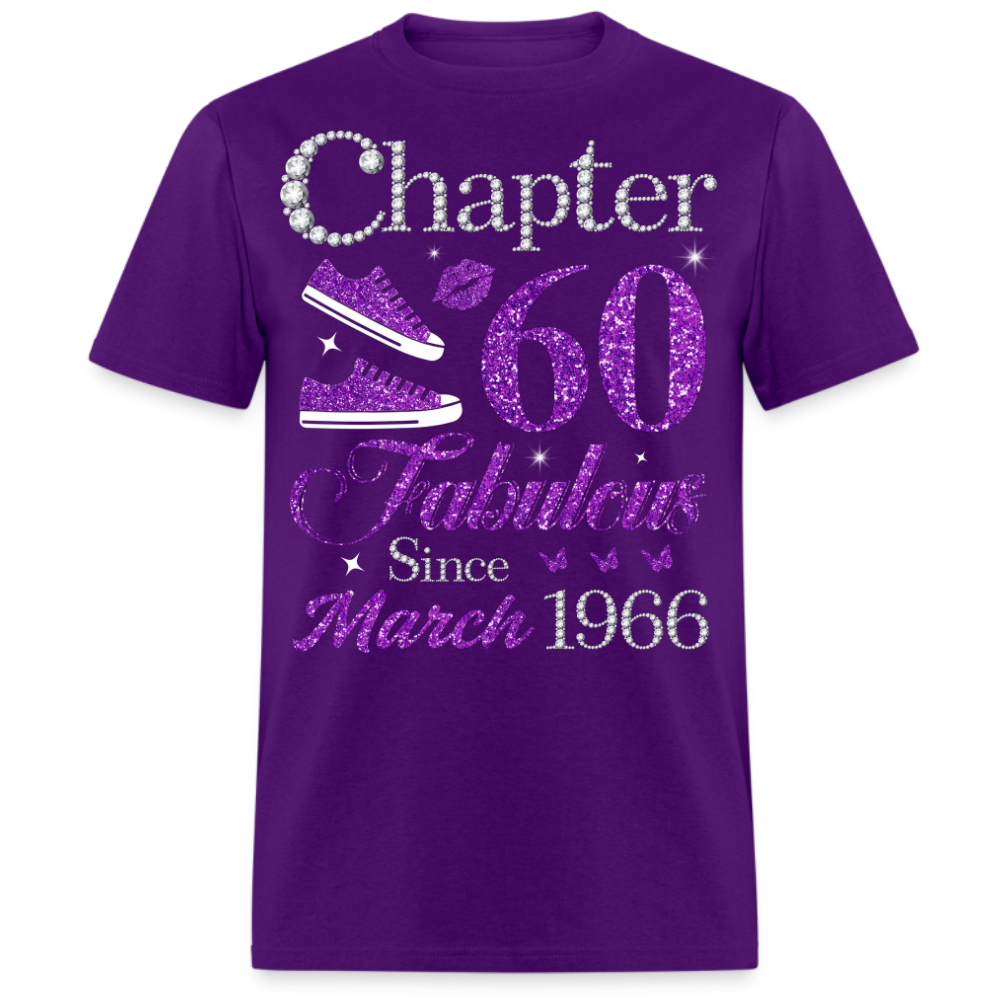 CHAPTER 60 FABULOUS SINCE MARCH 1966 UNISEX SHIRT