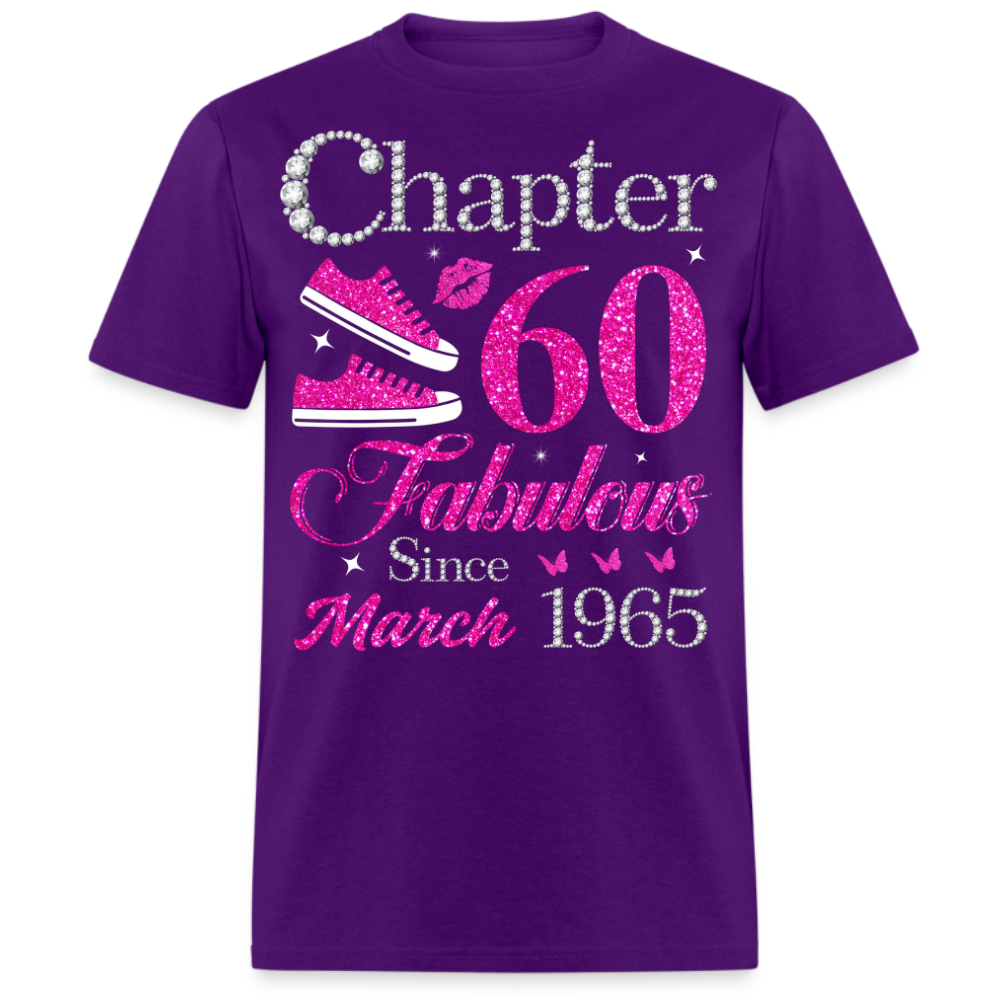 CHAPTER 60 FABULOUS SINCE MARCH 1965 UNISEX SHIRT
