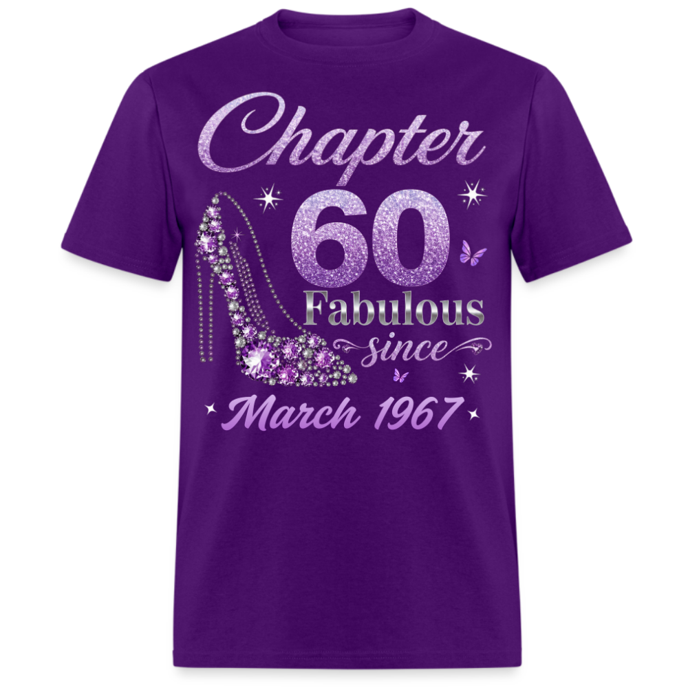 CHAPTER 60 FAB SINCE MARCH 1967 UNISEX SHIRT