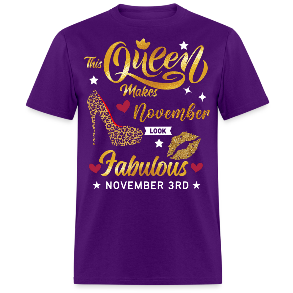 QUEEN FAB 3RD NOVEMBER UNISEX SHIRT