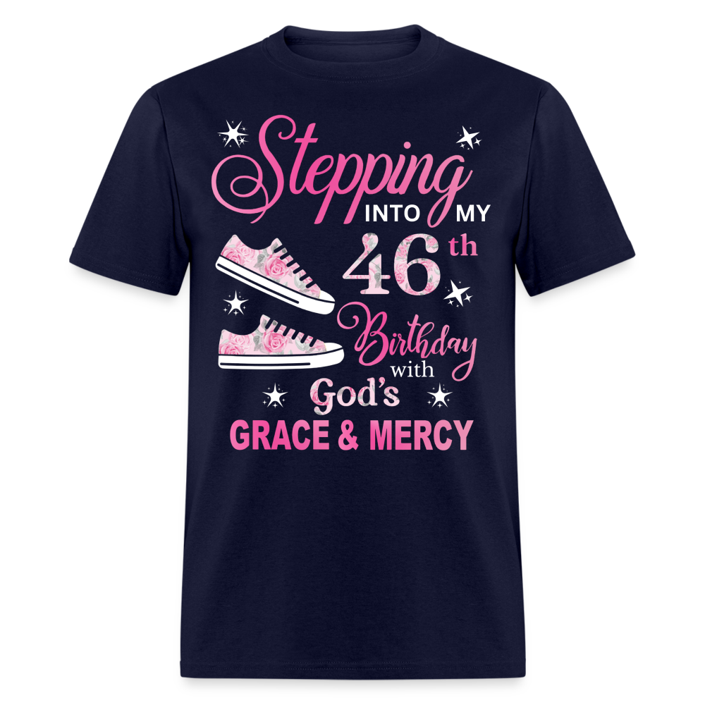 STEPPING INTO MY 46TH BIRTHDAY UNISEX SHIRT