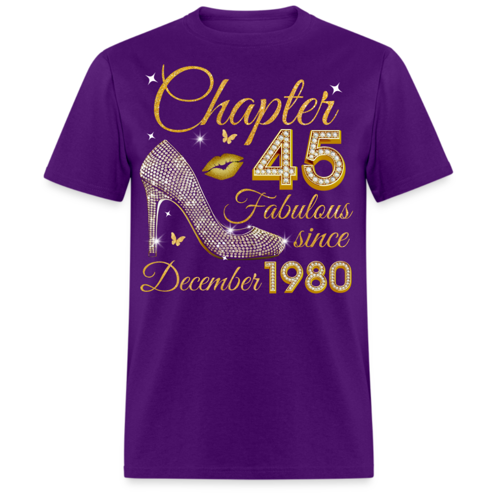 GOLDEN CHAPTER 45 FAB SINCE DECEMBER 1980 UNISEX SHIRT