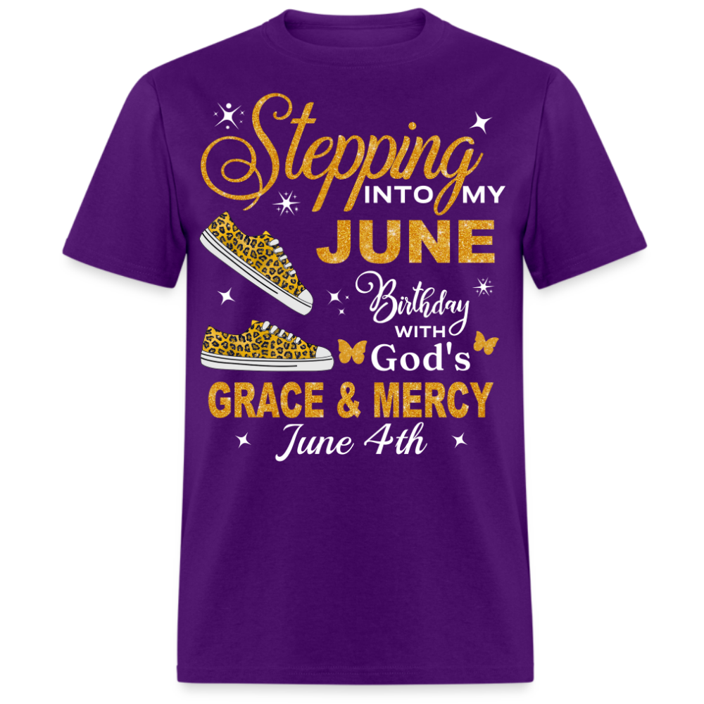 STEPPING 04 JUNE BIRTHDAY UNISEX SHIRT