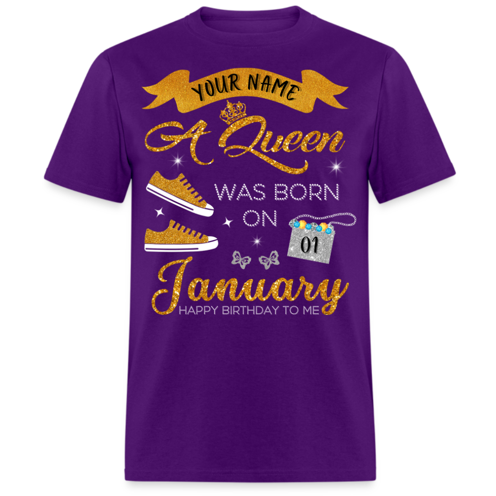 PERSONALIZABLE QUEEN JANUARY SHIRT