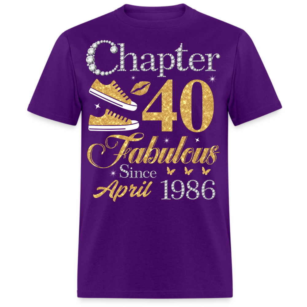 GOLDEN DIAMOND CHAPTER 40 FAB SINCE APRIL 1986 UNISEX SHIRT