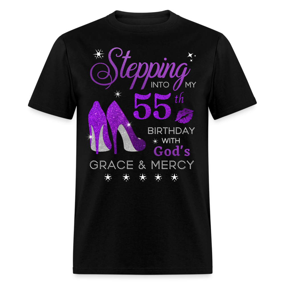 55TH BIRTHDAY WITH GOD'S GRACE & MERCY UNISEX SHIRT