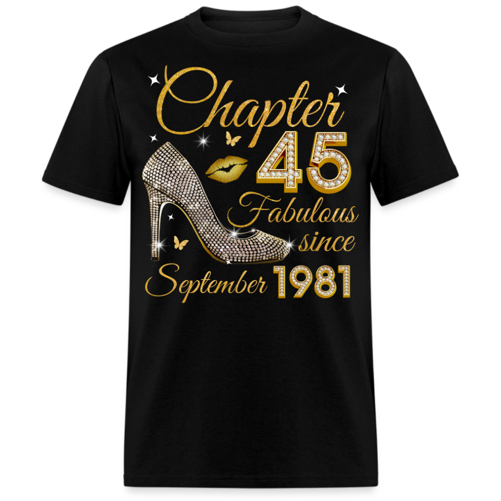 GOLDEN CHAPTER 45 FAB SINCE SEPTEMBER 1981 UNISEX SHIRT