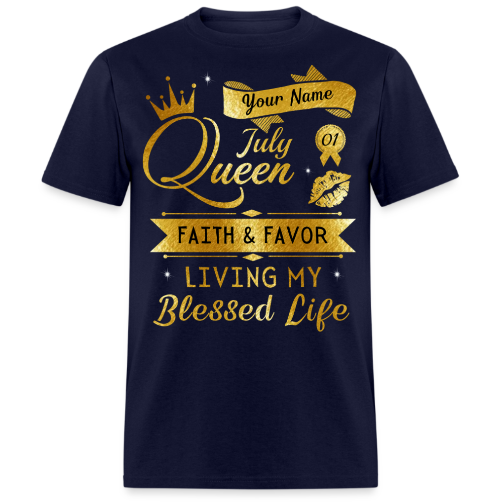 PERSONALIZABLE JULY FAITH AND FAVOR UNISEX SHIRT