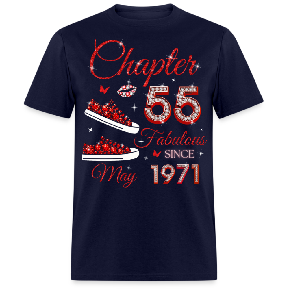 CHAPTER 55 FAB SINCE MAY 1971 (SNEAKER) UNISEX SHIRT