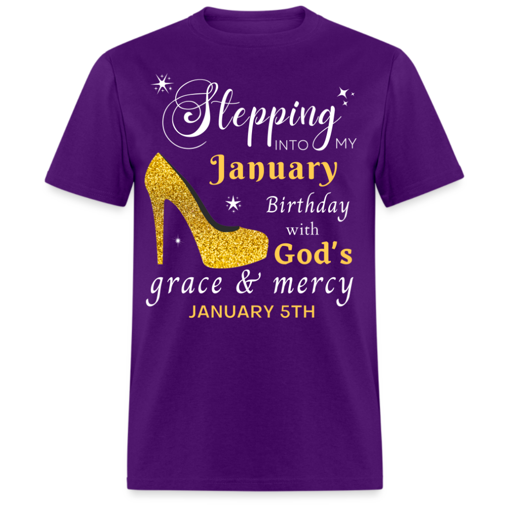 JANUARY 5TH GOD'S GRACE UNISEX SHIRT
