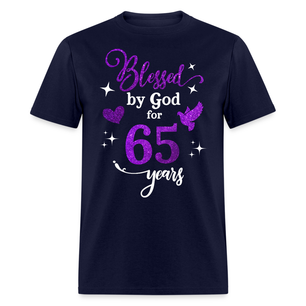 BLESSED BY GOD FOR 65 YEARS UNISEX SHIRT