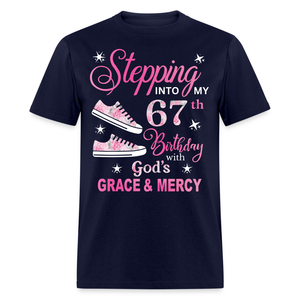STEPPING INTO MY 67TH BIRTHDAY UNISEX SHIRT