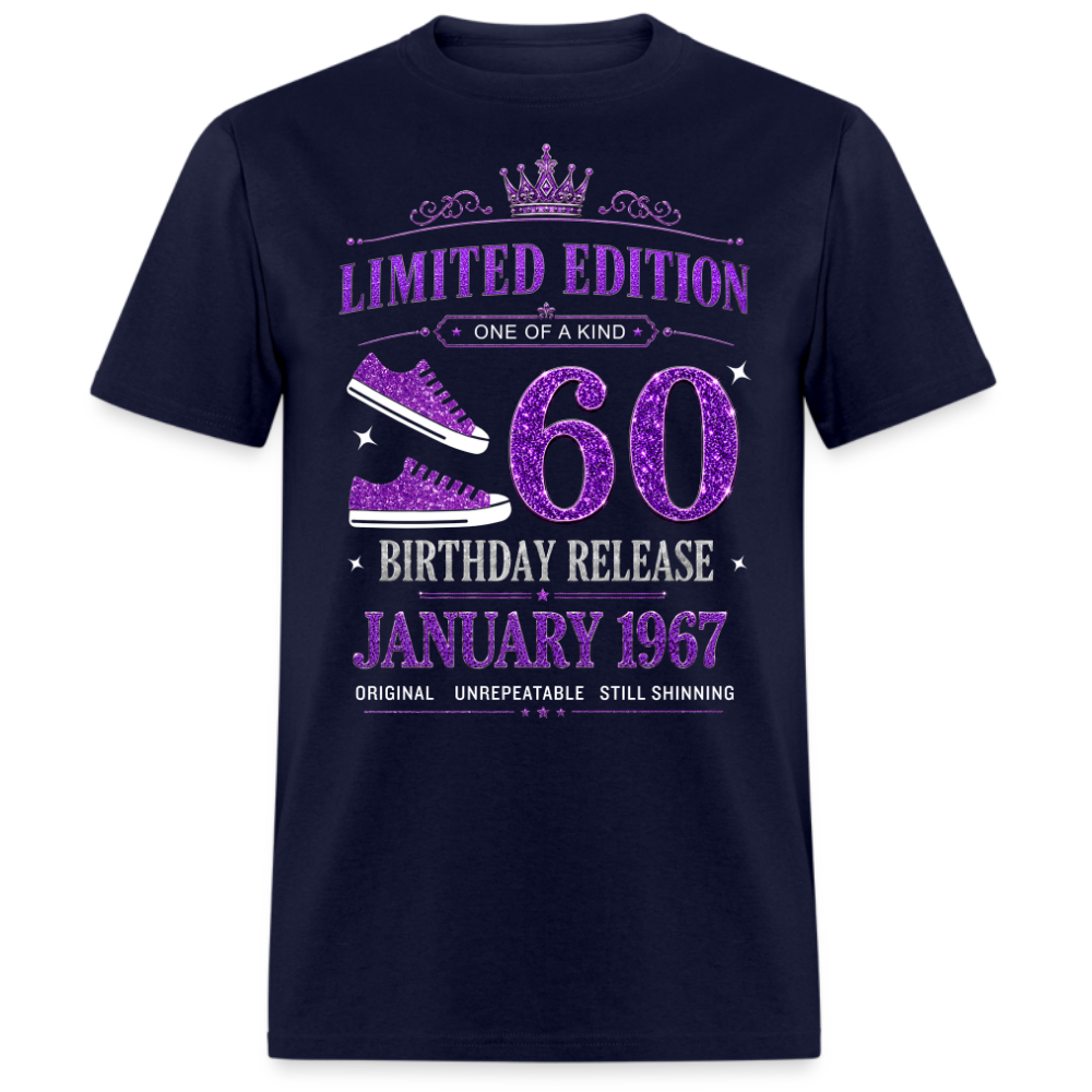 60TH BIRTHDAY RELEASE JANUARY 1967 UNISEX SHIRT
