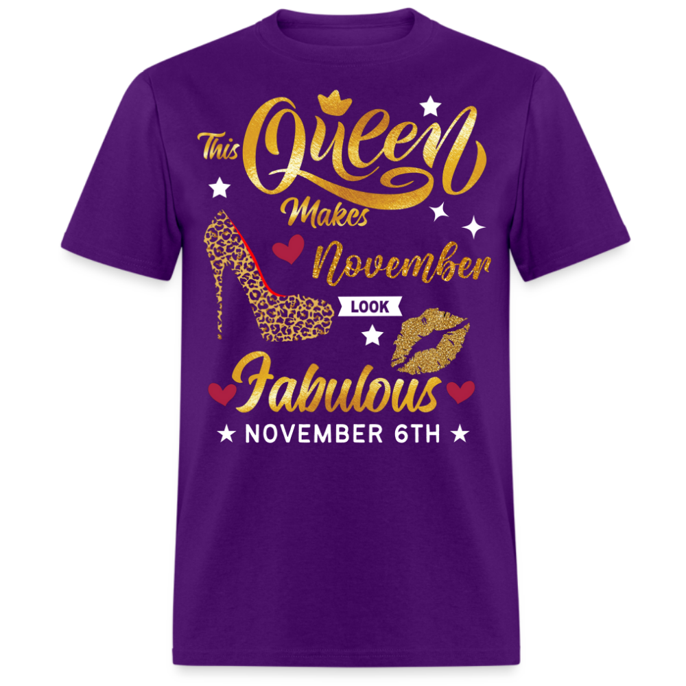 QUEEN FAB 6TH NOVEMBER UNISEX SHIRT