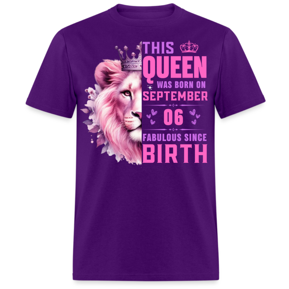 QUEEN SEPTEMBER 06 FAB UNISEX SHIRT