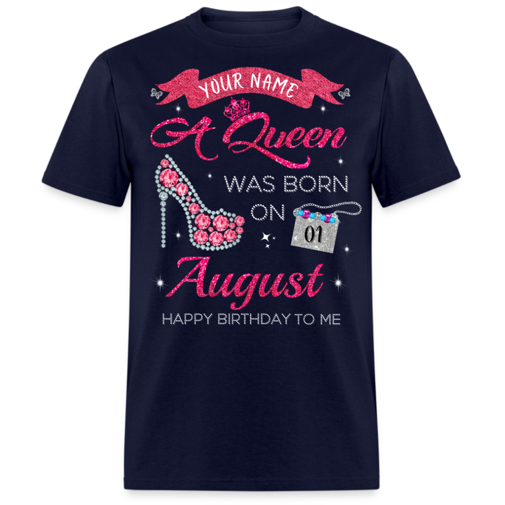 PERSONALIZABLE AUGUST QUEEN UNISEX SHIRT