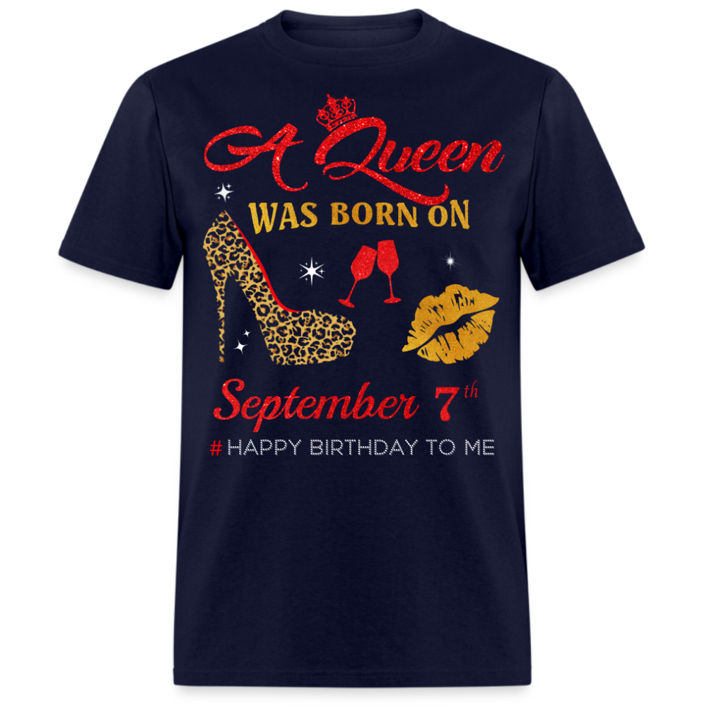 BIRTHDAY QUEEN SEPTEMBER 7TH SHIRT