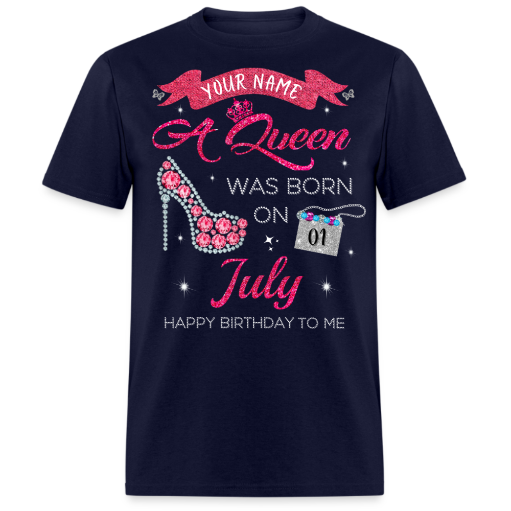PERSONALIZABLE JULY QUEEN UNISEX SHIRT