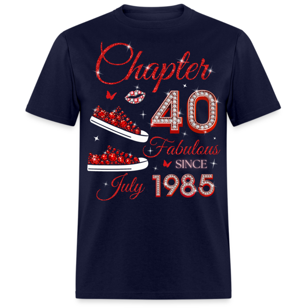 CHAPTER 40 FAB SINCE JULY 1985 (SNEAKER) UNISEX SHIRT