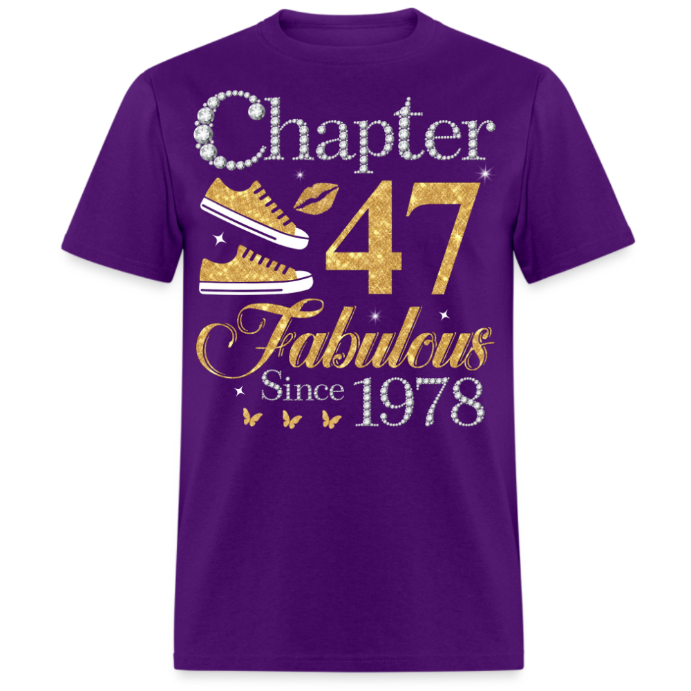 GOLDEN CHAPTER 47 FAB SINCE 1978 UNISEX SHIRT