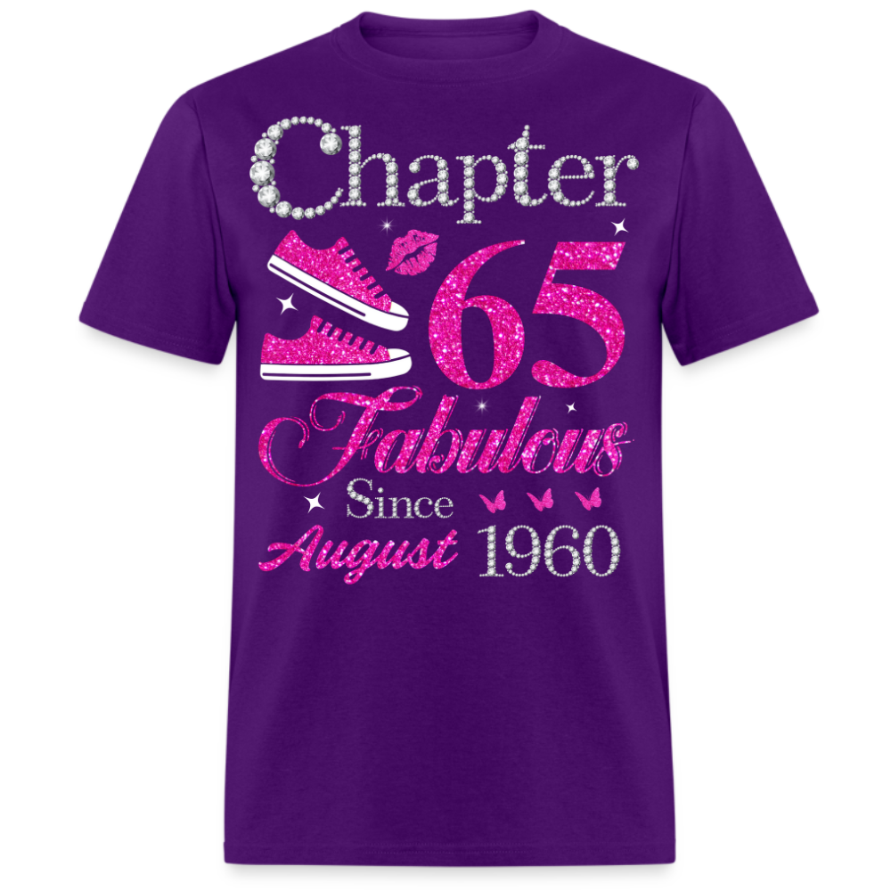 CHAPTER 65 FABULOUS SINCE AUGUST 1960 UNISEX SHIRT