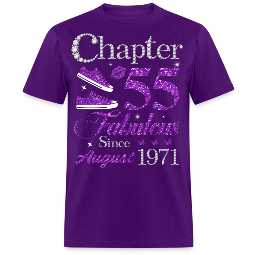 CHAPTER 55 FABULOUS SINCE AUGUST 1971 UNISEX SHIRT