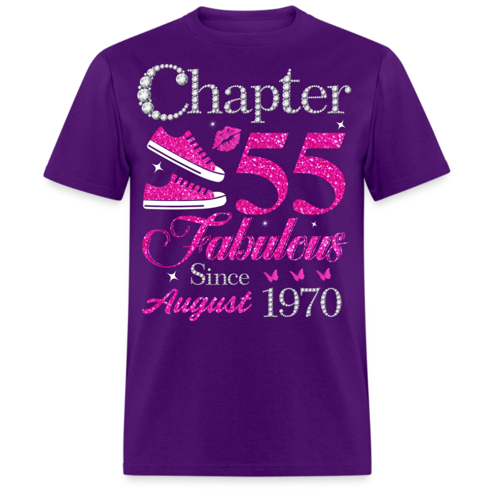 CHAPTER 55 FABULOUS SINCE AUGUST 1970 UNISEX SHIRT