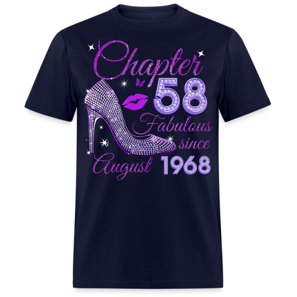 CHAPTER 58 FABULOUS SINCE AUGUST 1968 UNISEX SHIRT