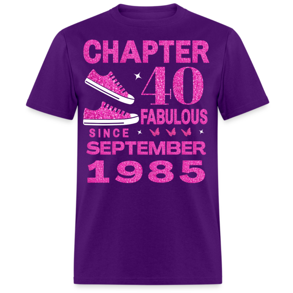 CHAPTER 40 SEPTEMBER 1985 UNISEX SHIRT