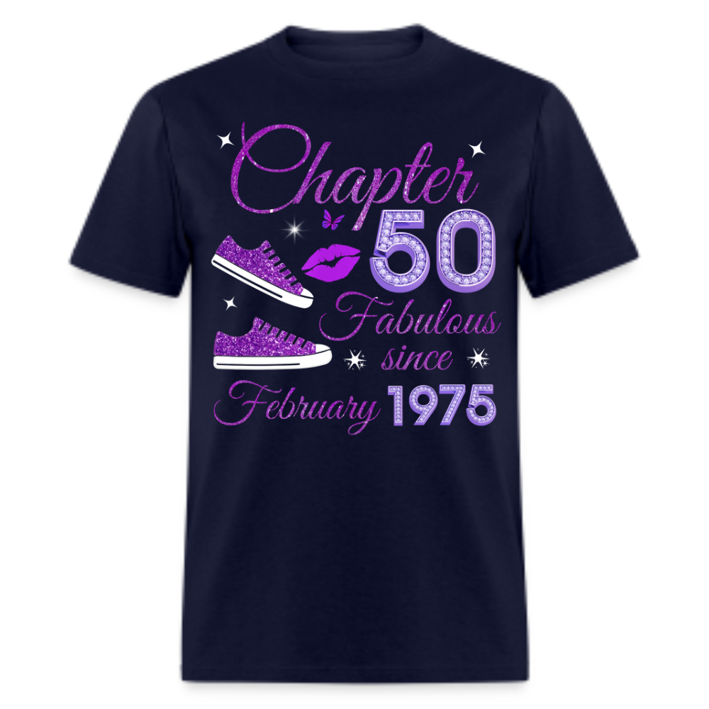 CHAPTER 50 FAB SINCE FEBRUARY 1975 (SNEAKERS) SHIRT