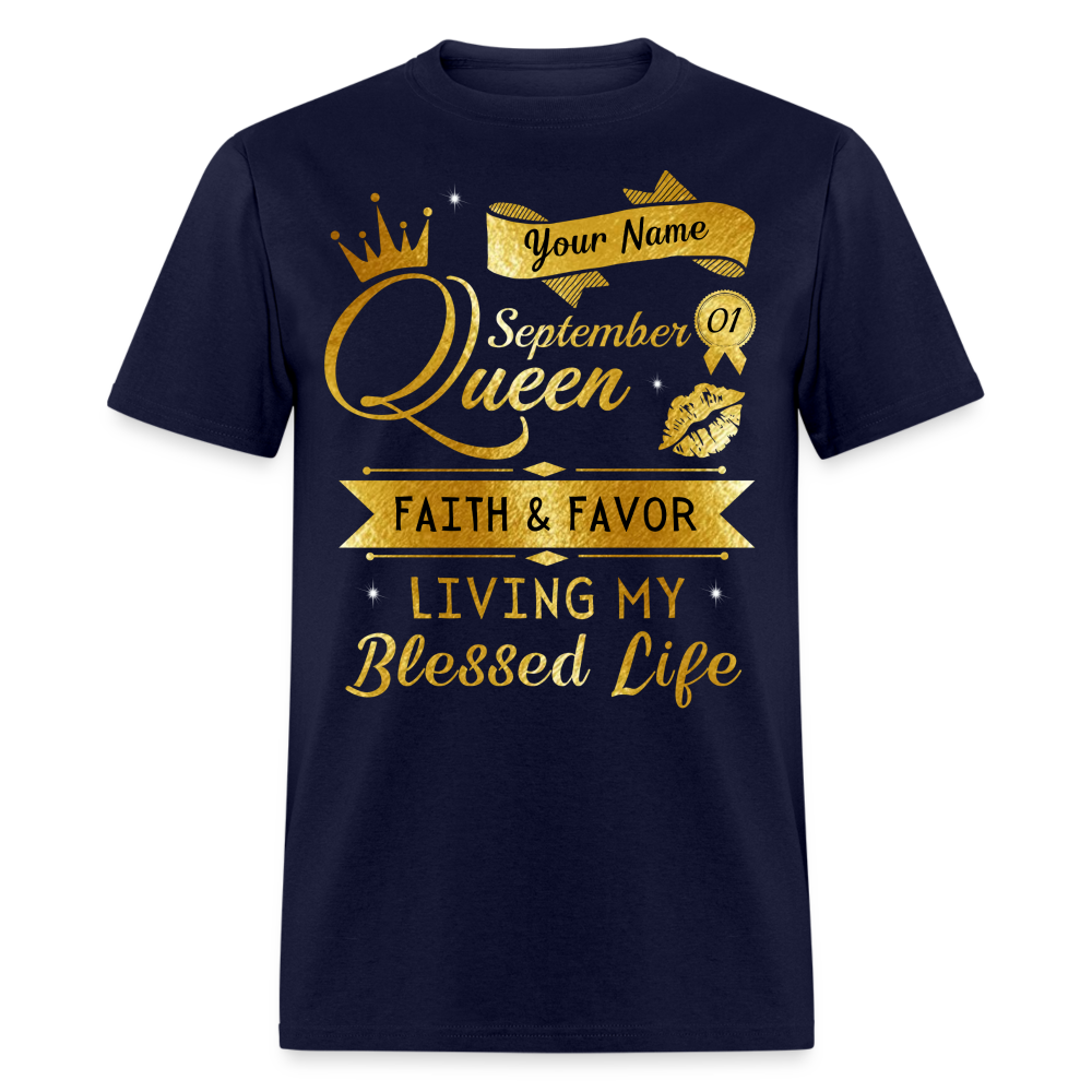 PERSONALIZABLE SEPTEMBER FAITH AND FAVOR UNISEX SHIRT