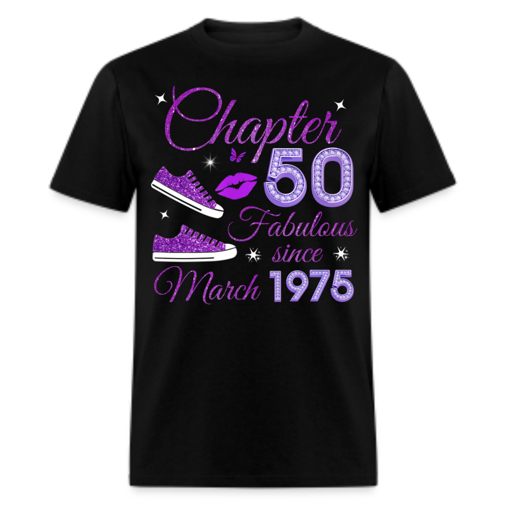 CHAPTER 50 FAB SINCE MARCH 1975 (SNEAKERS) SHIRT